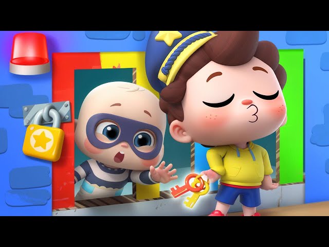 Little Police Chases Thief | Policeman Neo | Police Car | Kids Songs | Learn Colors | BabyBus
