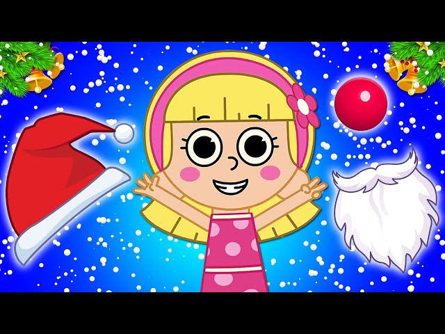 Christmas Cartoon Video | Elly Santa Face | KidsCamp on HooplaKidz