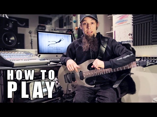 How To Play Chandelier (metal cover by Leo Moracchioli)
