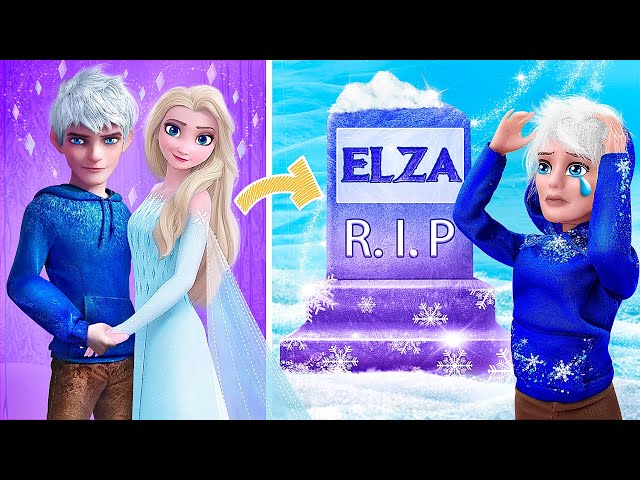 Elsa and Jack Frost Growing Up! 35 Frozen DIYs