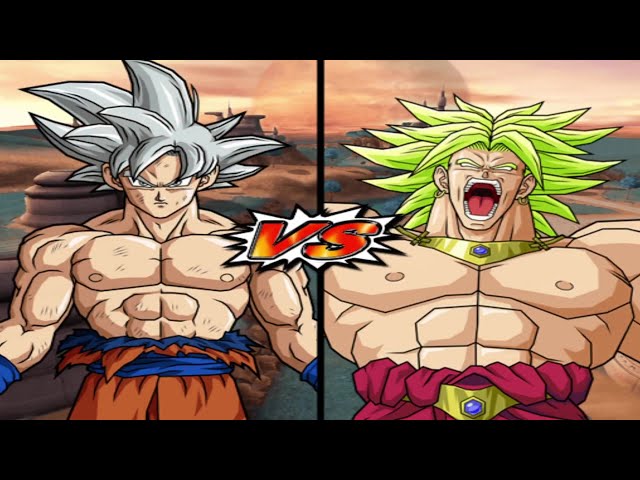 Goku (End) Ultra Instinct & Gohan Beast vs Broly Legendary Super Saiyan【DBZ: BBT4v12 English】Extremo