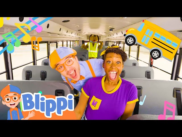 Blippi and Meekah Dance Inside the School Bus | Educational Songs For Kids