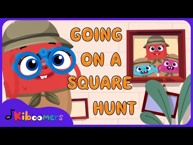 Going on a Square Hunt - The Kiboomers Shapes Songs for Preschoolers