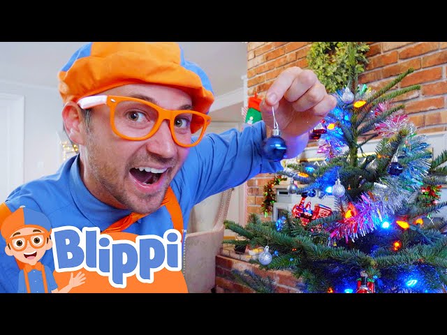 Blippi Decorates the Christmas Tree! | Blippi Christmas Special | Christmas Videos for Kids
