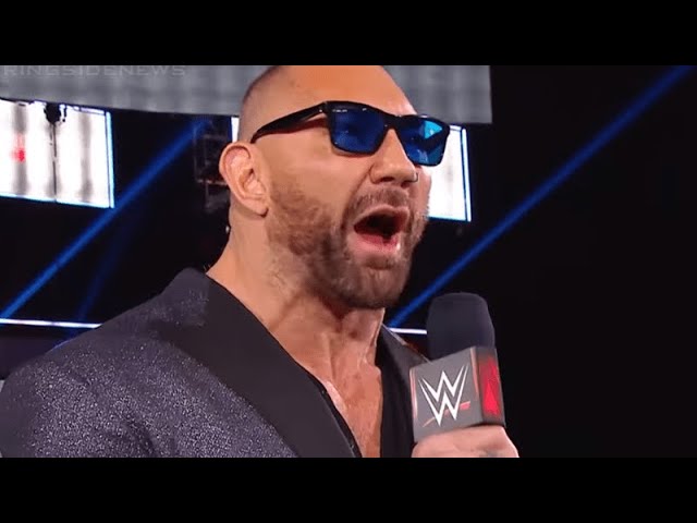 Batista says "Give me what I want" was actually a botch