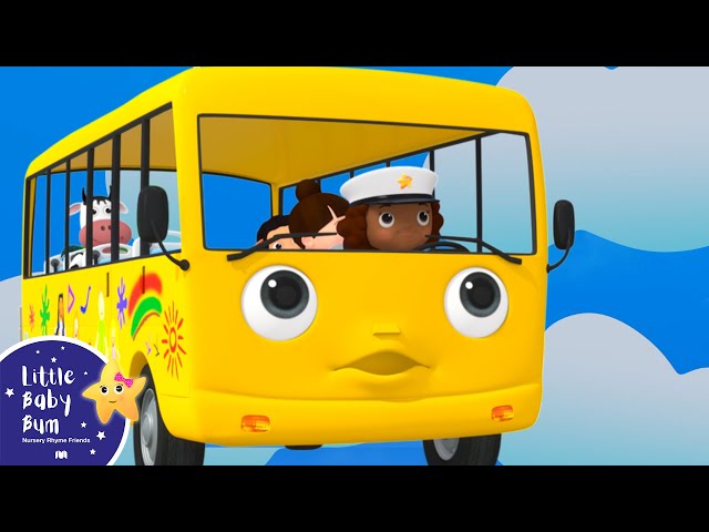 Wheels On The Bus On The Rainy Day | Little Baby Bum - New Nursery Rhymes for Kids
