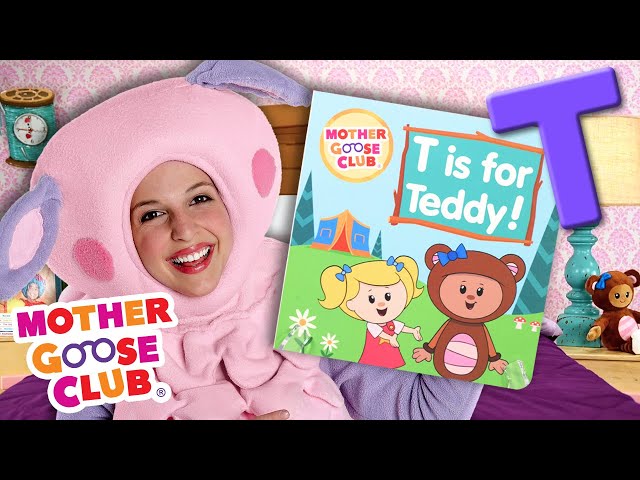 Baa Baa Reads T Is for Teddy | Mother Goose Club Nursery Rhymes