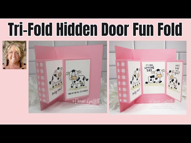 Trifold Hidden Door Fun Fold Card
