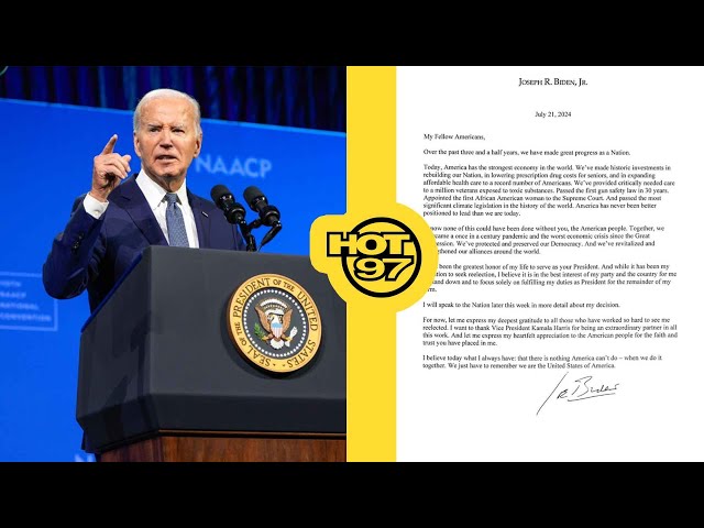 Joe Biden Drops Out Of Presidential Race