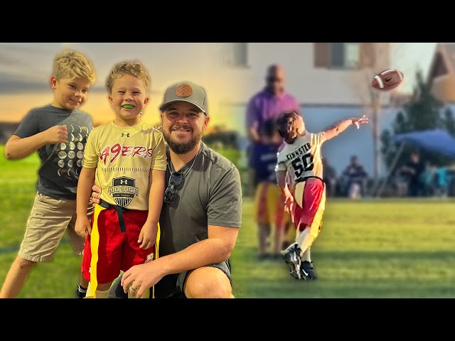 FINN'S FIRST FOOTBALL GAME! 🏆🏈