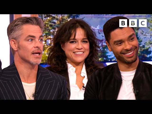 Chris Pine, Regé-Jean Page & Michelle Rodriguez geek out on Dungeons & Dragons | The One Show - BBC