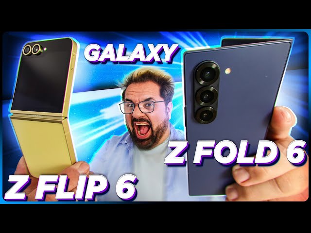 Os NOVOS Galaxy Z Fold 6 e Z Flip 6: Hands On!