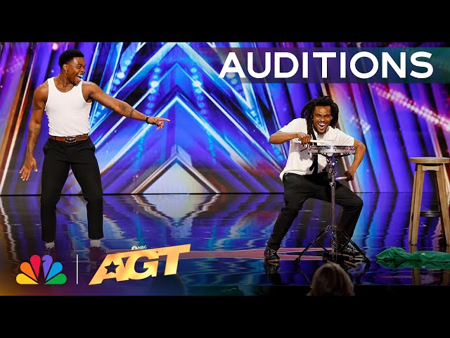 Jabu and Cornelio Make Tap Dancing And Drumming Look Easy! | Auditions | AGT 2024