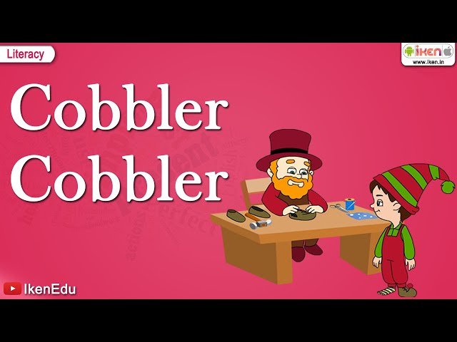 Cobbler, Cobbler Mend My Shoe - Nursery Rhyme | Junior KG | iKen