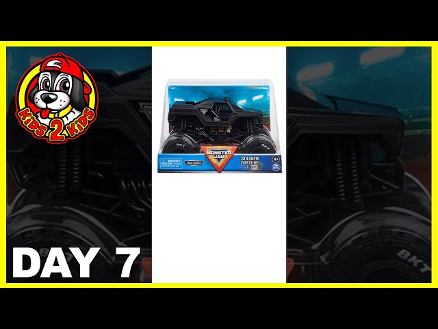 GIVEAWAY - Day 7 🎄12 Days of Christmas (MonsterJam Truck Toys - Soldier Fortune Black Ops) #Shorts