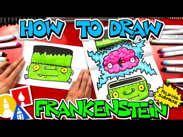 How To Draw Frankenstein Brain Folding Surprise