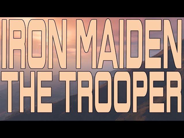 Iron Maiden - The Trooper (Instrumental Cover)
