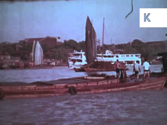 1960s Guangzhou, Canton, China, Street Scenes