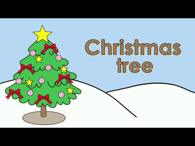 Learn Christmas Vocabulary | Talking Flashcards