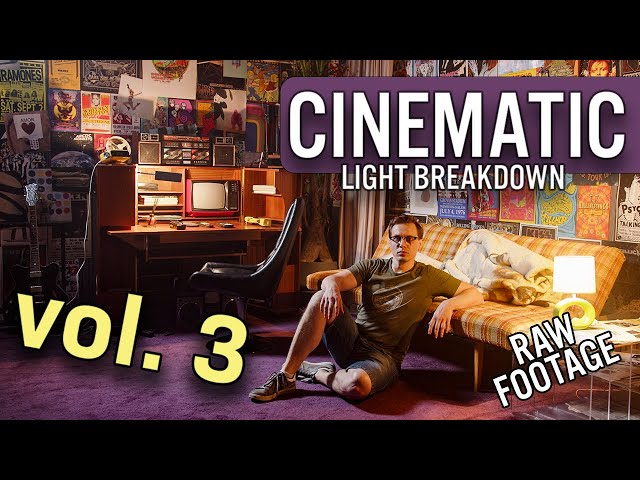 Dive Into Cinematic Lighting: Vintage room filled with posters [Setup Breakdown and HowTo Vol. 3]