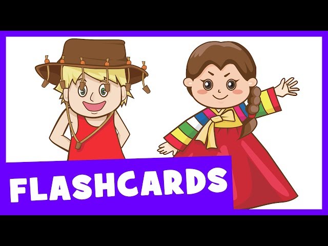 Learn Nationalities of the World | Talking Flashcards
