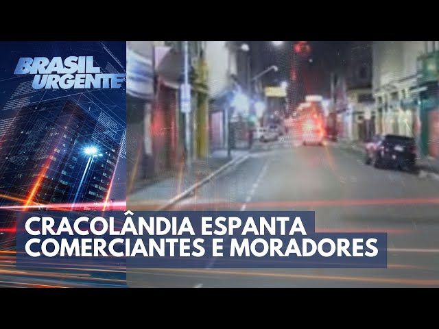 Centro fanstasma: Cracolândia deixa as ruas vazias | Brasil Urgente