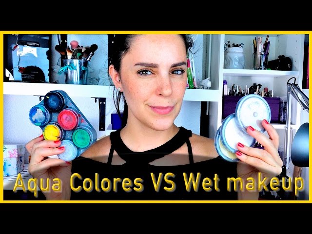 Diferencia entre los Aqua colors y los Wet Makeup, principiantes  | Silvia Quiros