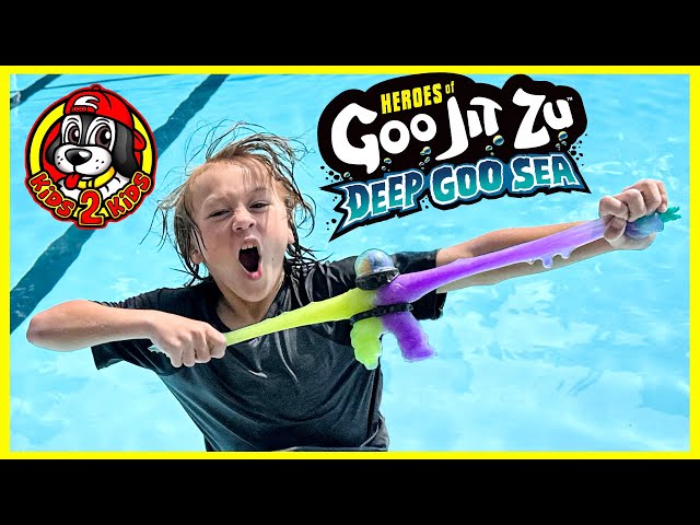 Goo Jit Zu DEEP GOO SEA 💦 SINK or FLOAT POOL PARTY!