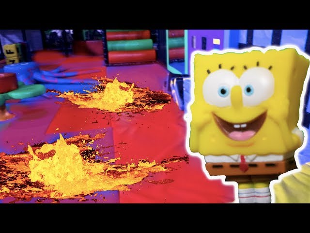 Spongebob Plays the Floor is Lava - Toy Adventures Ep 11 | WWTV