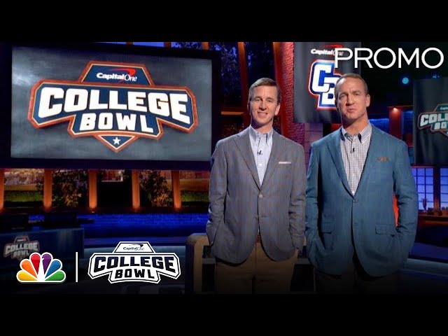 Peyton Manning Hosts the Ultimate Academic Challenge - Capital One College Bowl