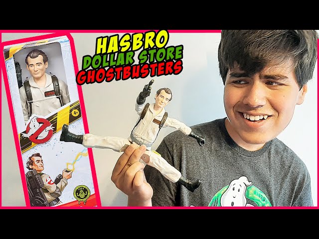 DOLLAR STORE Ghostbusters Afterlife Hasbro toys UNBOXING 12 inch Peter  Venkman figure