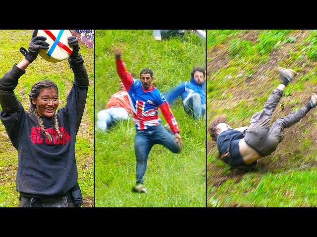 The Cheese Rolling Race is BACK! Ozzy Man Reviews