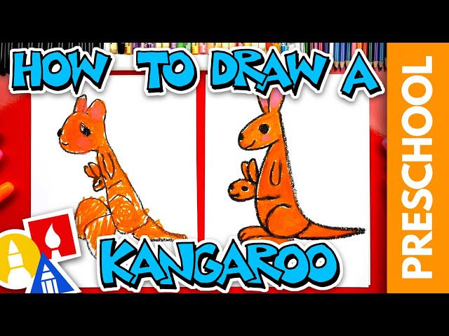 How To Draw A Kangaroo - Preschool