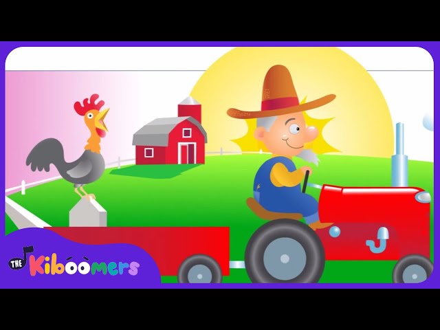 Old McDonald Had A Farm - The Kiboomers Preschool Songs & Nursery Rhymes for Circle Time