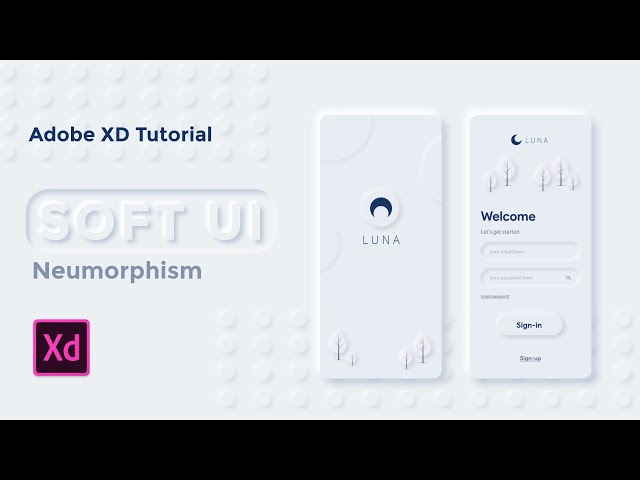 Easy Soft UI/Neumorphism - Adobe XD tutorial pt.1 [2020]
