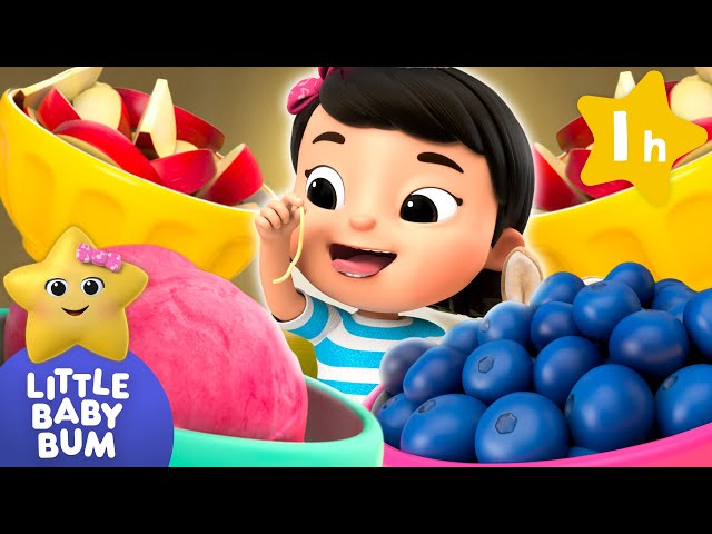 Munchie Crunchie Yummy Treats! : Snack Time Song  | + More⭐ Nursery Rhymes for Babies | LBB