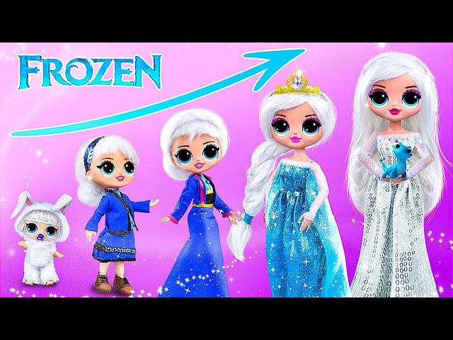 Disney Princesses Growing Up / 32 Dolls DIYs