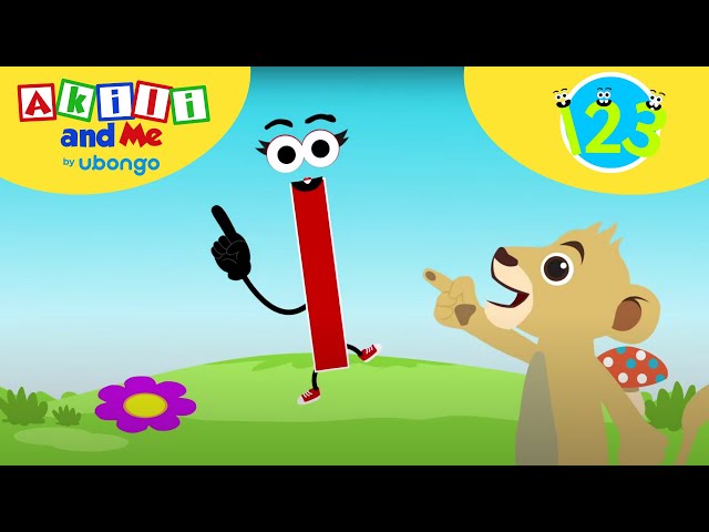 Hello NUMBER 1! Count with me! | Learn to Count with Akili | Learning videos for toddlers