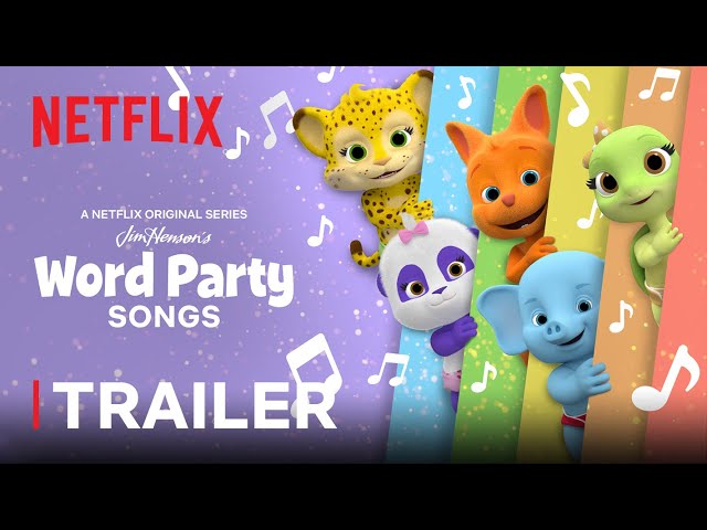 Word Party Songs Trailer 🎶 Netflix Jr