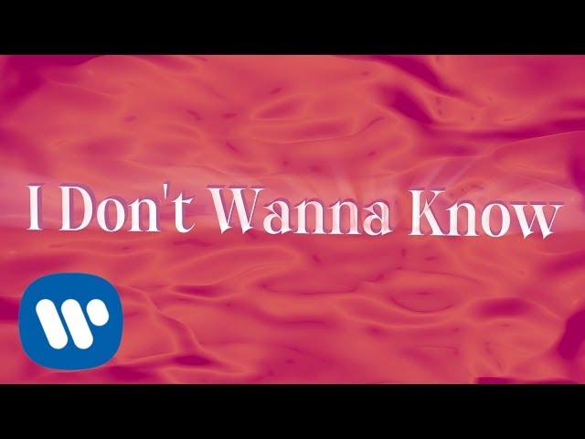Charli XCX - I Don't Wanna Know [Official Audio]