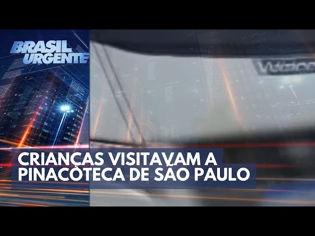 Ônibus escolar é atacado no Centro de São Paulo | Brasil Urgente