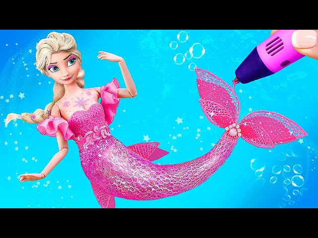 Pink Elsa! 32 Frozen DIYs for LOL OMG