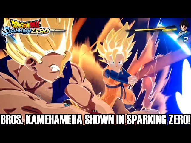 BROS KAMEHAMEHA FINALLY SHOWN IN SPARKING ZERO!!! Dragon Ball Sparking Zero Info!