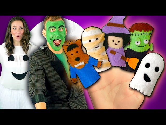 Halloween Finger Family Song | Monster Finger Family Nursery Rhymes