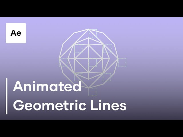 How To Create Animated Geometric Lines In After Effects