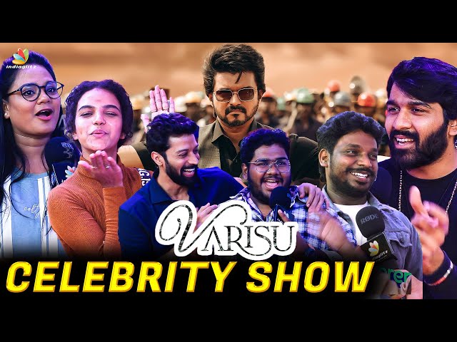 🔴LIVE : Celebrites Varisu Movie Review | Indiaglitz Exclusive Premiere Show | Vijay, Vamshi
