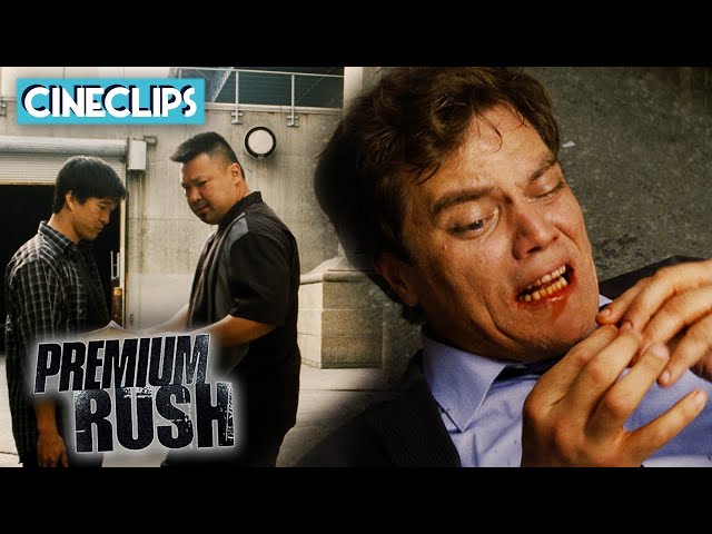 Bobby Fights Debt Collectors | Premium Rush | CineClips