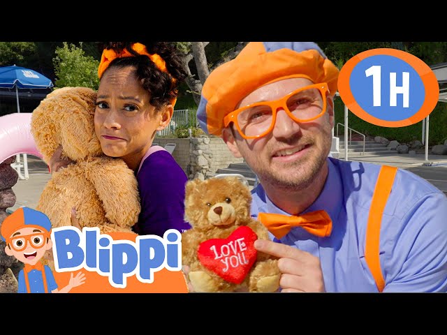 Blippi and Meekah Play Sink or Float on Valentines Day! | 1 HOUR OF BLIPPI TOYS!