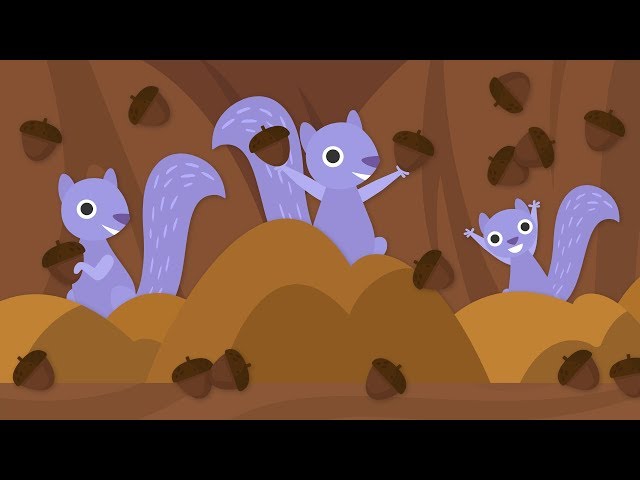 Treetop Family Episode #3 | Squirrel's Buried Treasure | Cartoon For Children