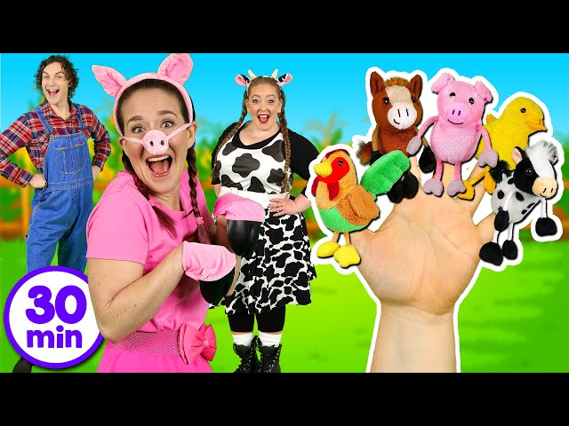 Farm Animals Finger Family and more Farm Songs for Kids